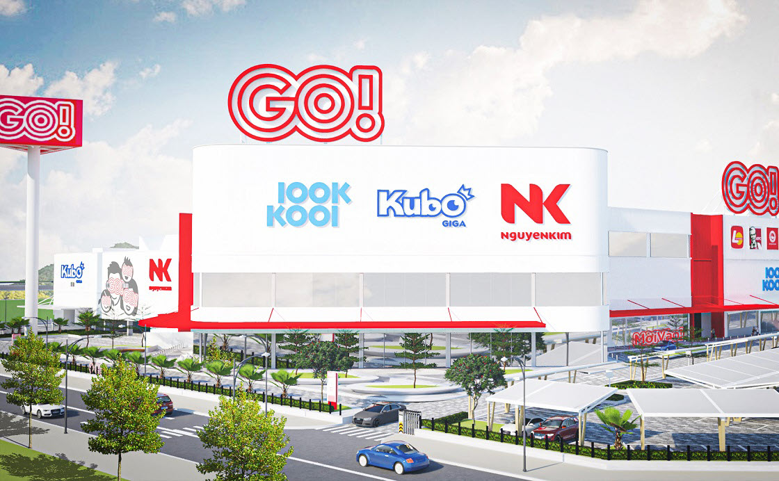 Bảng hiệu nóc tòa nhà GO